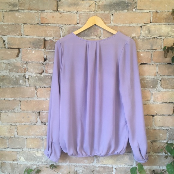 Classic Lavender Blouse Long Sleeved - Picture 2 of 4